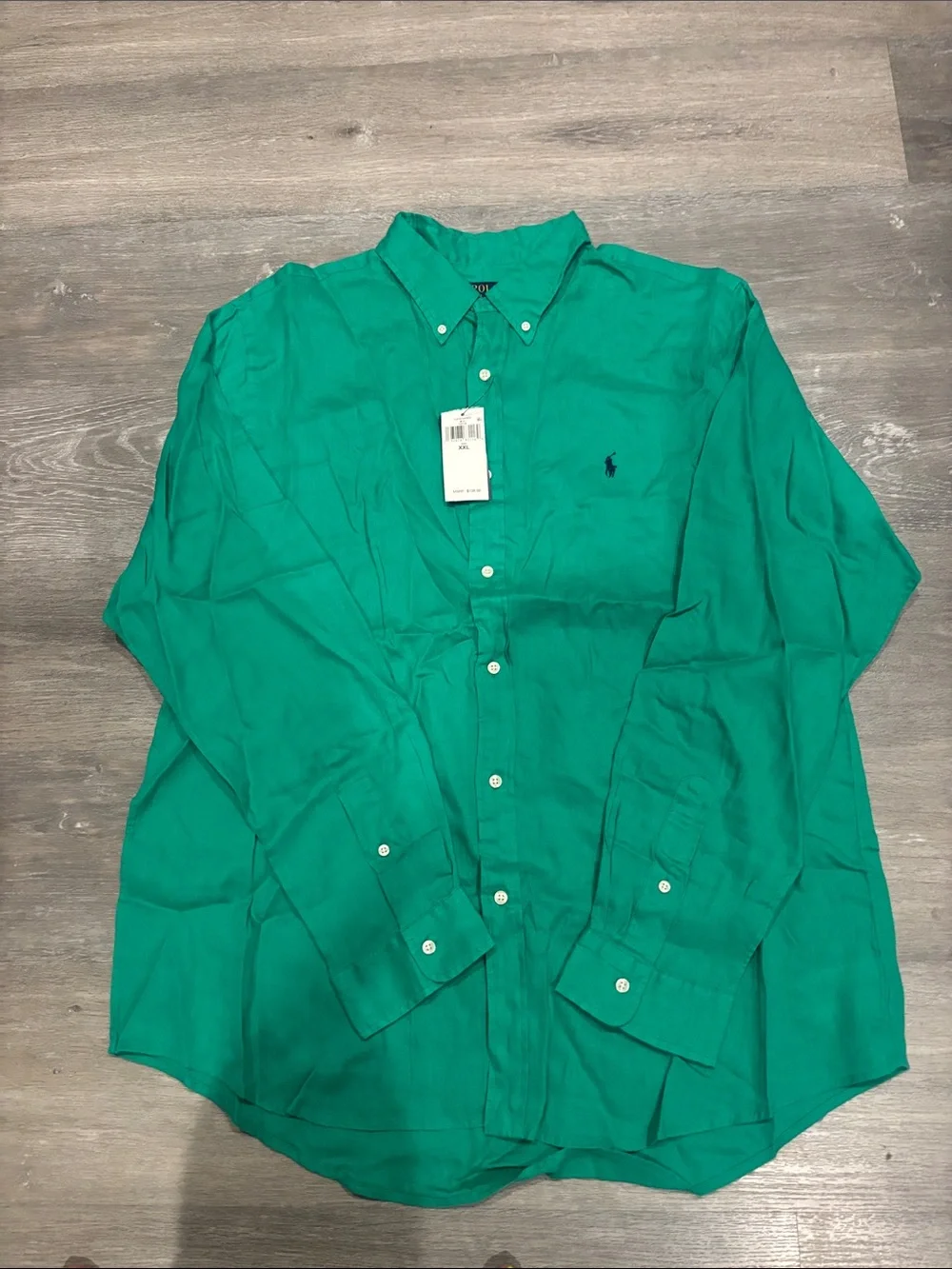 Polo by Ralph Lauren Emerald Green Button-Down Shirt